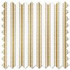 Lace Stripes, Treasure - Motorised Roman Blind